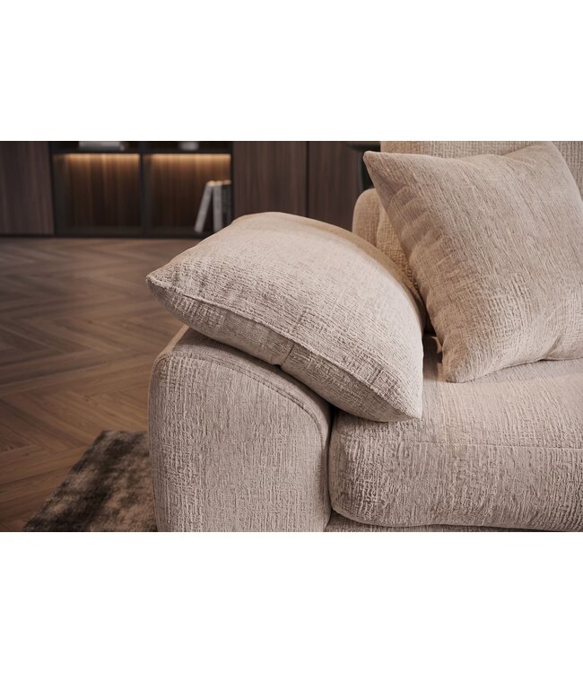 Invicta Interior Bank SOHO 260cm 4-zits chenille beige - 48154