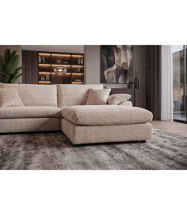 Invicta Interior Kruk SOHO 100cm chenille beige - 48155