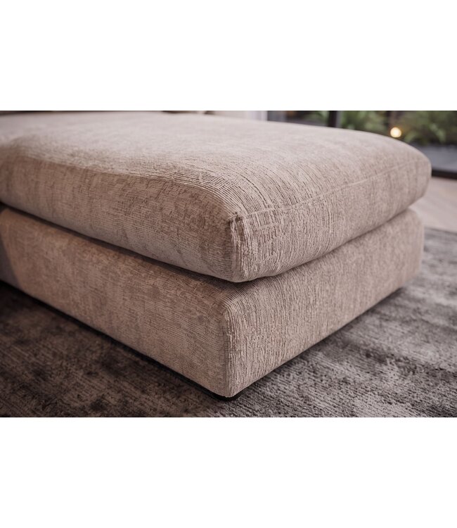 Invicta Interior Kruk SOHO 100cm chenille beige - 48155