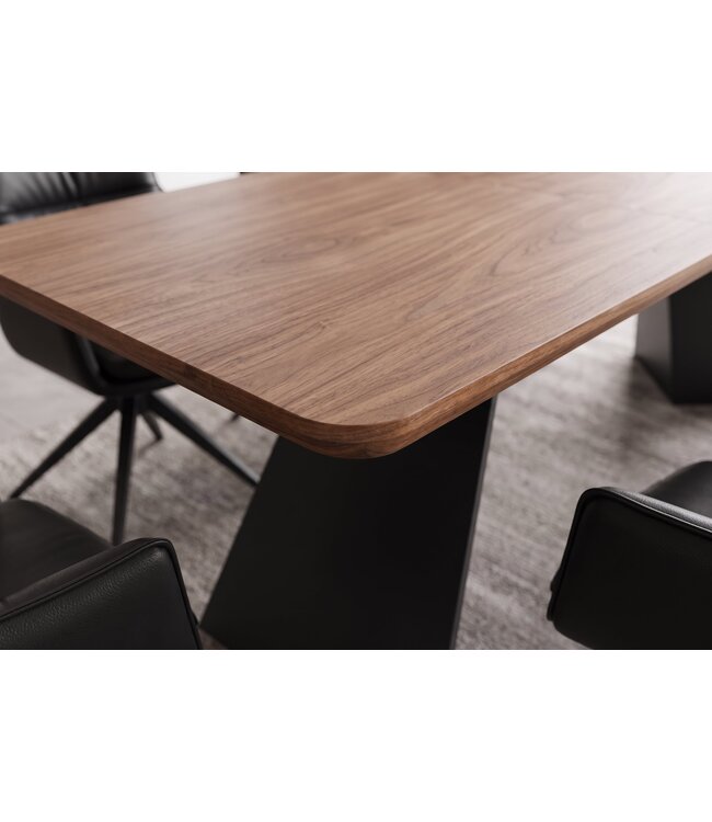 Invicta Interior Eettafel PRESTIGE 180-240cm uitschuifbaar walnoot fineer naturel - 48205