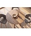Invicta Interior Eettafel ART WOOD 100cm rond mangohout bruin - 48351