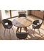 Invicta Interior Eettafel ART WOOD 100cm rond mangohout bruin - 48351