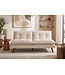 Invicta Interior Slaapbank COCOONING 190cm 3-zits cord beige - 48472