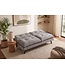 Invicta Interior Slaapbank COCOONING 190cm 3-zits grijs chenille - 48473