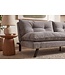 Invicta Interior Slaapbank COCOONING 190cm 3-zits grijs chenille - 48473