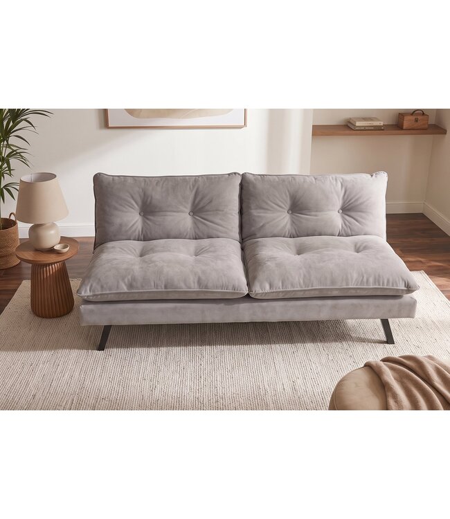Invicta Interior Slaapbank COCOONING 190cm 3-zits chenille beige - 48474