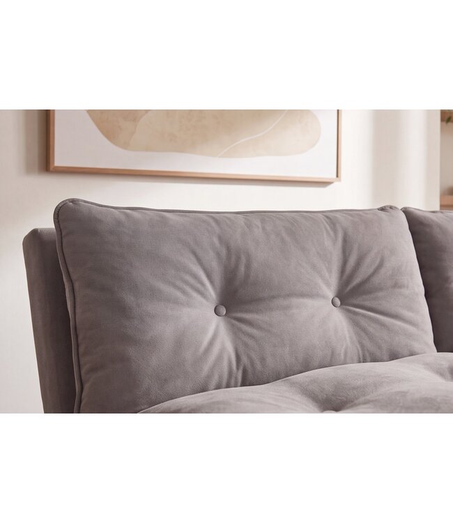 Invicta Interior Slaapbank COCOONING 190cm 3-zits chenille beige - 48474
