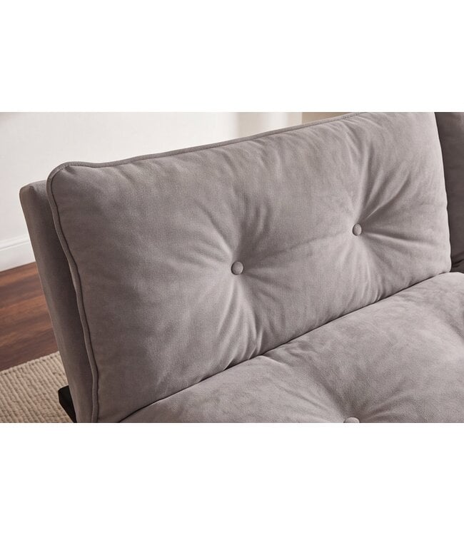 Invicta Interior Slaapbank COCOONING 190cm 3-zits chenille beige - 48474