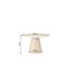 Invicta Interior Eettafel UNIQUE 120cm rond eikenhout fineer met keramisch blad travertijn steen - 48523