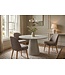 Invicta Interior Eettafel VOGUE 120cm rond grijze steenlook - 48531