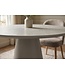 Invicta Interior Eettafel VOGUE 120cm rond grijze steenlook - 48531