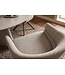 Invicta Interior Draaibare stoel ORGANIKO 180° auto-return met armleuningen textielstof taupe beige bruin - 48548