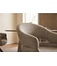 Invicta Interior Draaibare stoel ORGANIKO 180° auto-return met armleuningen textielstof taupe beige bruin - 48548