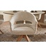 Invicta Interior Draaibare stoel ORGANIKO 180° auto-return met armleuningen chenille stof beige naturel - 48549