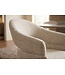 Invicta Interior Draaibare stoel ORGANIKO 180° auto-return met armleuningen chenille stof beige naturel - 48549