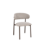 Invicta Interior Stoel BELFORT met metalen poten textielstof taupe beige bruin - 48550