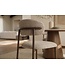 Invicta Interior Stoel BELFORT met metalen poten textielstof taupe beige bruin - 48550
