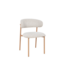 Invicta Interior Stoel BELFORT met metalen poten textielstof beige naturel - 48551