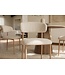 Invicta Interior Stoel BELFORT met metalen poten textielstof beige naturel - 48551