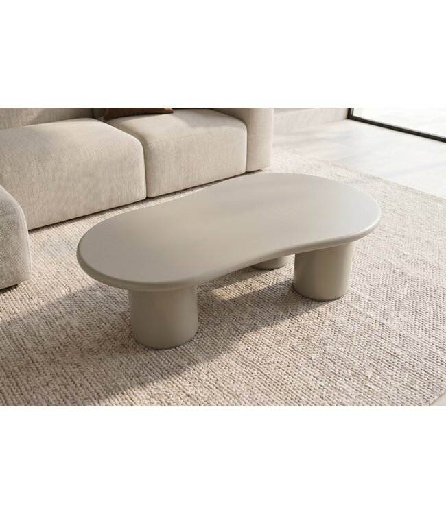 Invicta Interior Salontafel ORGANIKO 130cm greige beige - 48553