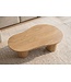 Invicta Interior Koffietafel ORGANIKO 130cm eikenhout look natuurlijk - 48554