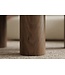 Invicta Interior Salontafel ORGANIKO 110cm wit bruin keramiek look met walnoten houten frame - 48555