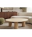 Invicta Interior Salontafel ORGANIKO 110cm natuurlijke keramiek look met eikenhout look frame - 48556