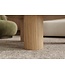 Invicta Interior Salontafel ORGANIKO 110cm natuurlijke keramiek look met eikenhout look frame - 48556