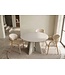 Invicta Interior Eettafel ORGANIKO 120cm rond greige beige - 48558