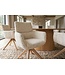 Invicta Interior Draaibare stoel UNIQUE 180° auto-return met armleuningen chenille stof beige natural - 48561