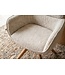 Invicta Interior Draaibare stoel UNIQUE 180° auto-return met armleuningen chenille stof beige natural - 48561