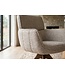 Invicta Interior Draaibare stoel UNIQUE 180° auto-return met armleuningen gestructureerde stof taupe beige bruin - 48562