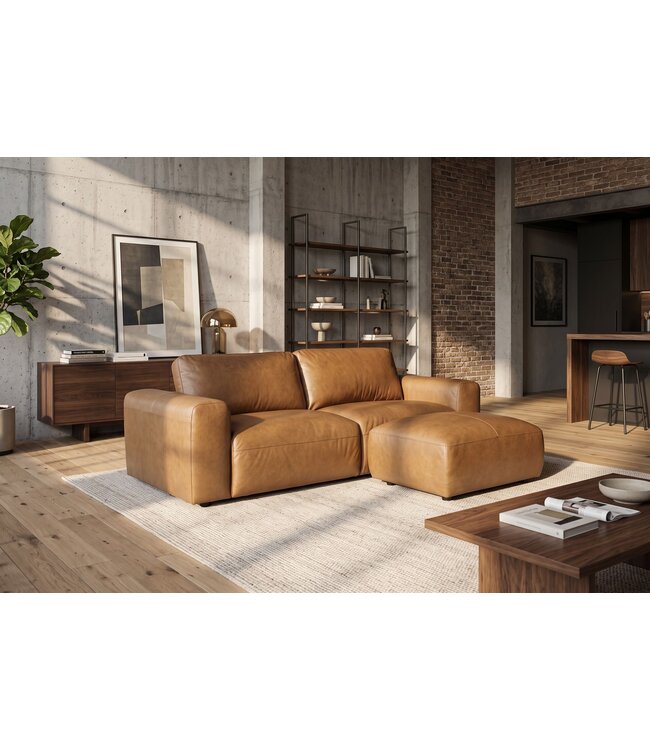 Invicta Interior Bank BIG GEORGE 245cm 3-zits leer cognac - 48579