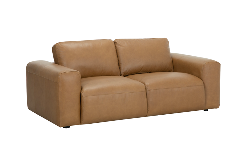 Leren Sofa BIG GEORGE 205cm 2-zits cognac - 48580