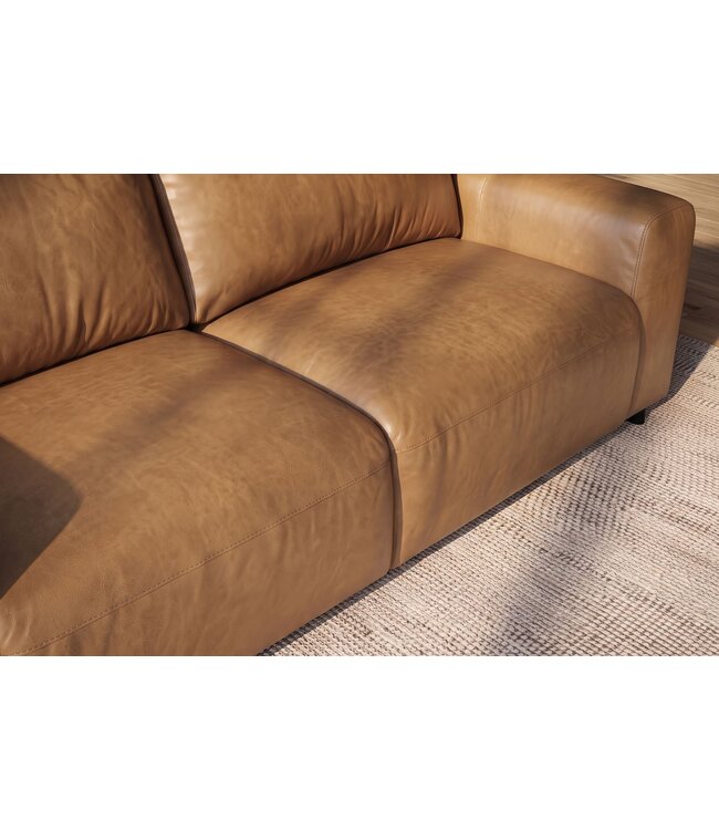 Invicta Interior Leren Sofa BIG GEORGE 205cm 2-zits cognac - 48580