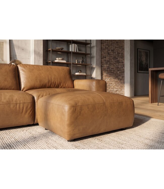 Invicta Interior Kruk BIG GEORGE 95cm leer cognac - 48581