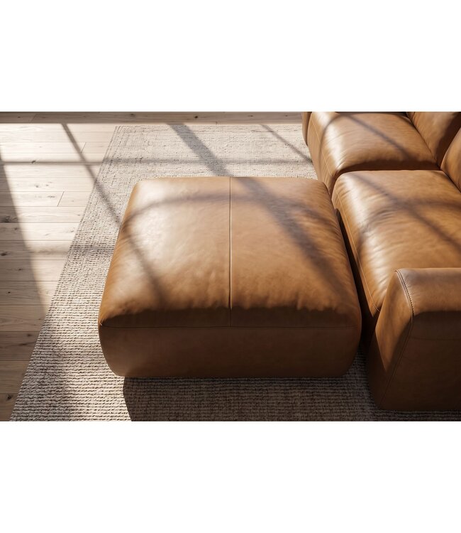 Invicta Interior Kruk BIG GEORGE 95cm leer cognac - 48581
