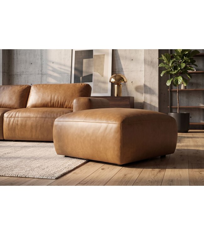 Invicta Interior Kruk BIG GEORGE 95cm leer cognac - 48581