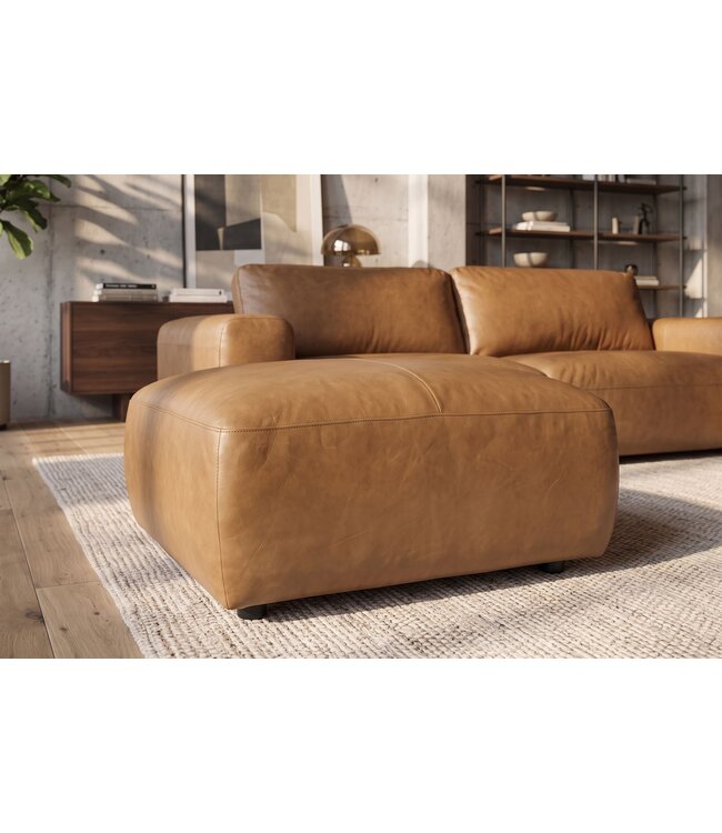 Invicta Interior Kruk BIG GEORGE 95cm leer cognac - 48581