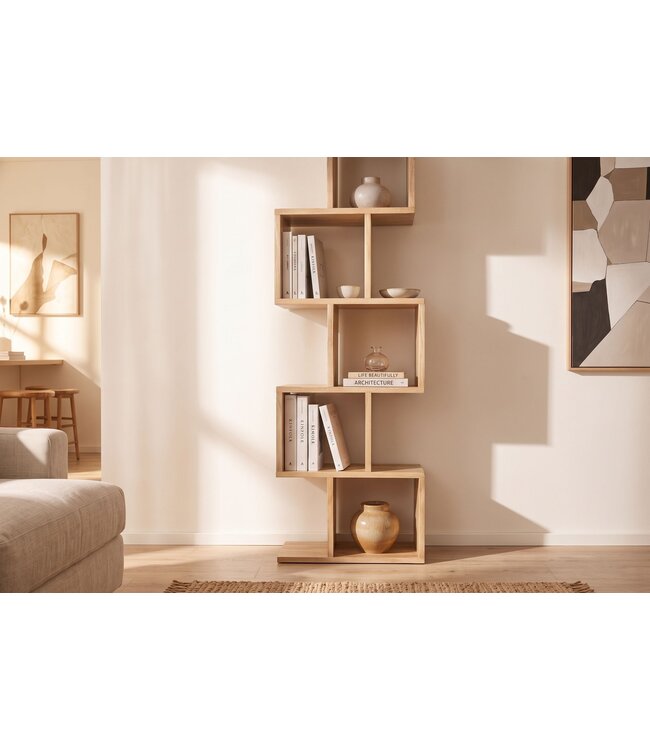Invicta Interior Wandplank MAKASSAR 150cm mangohout naturel crèmekleurig - 48644