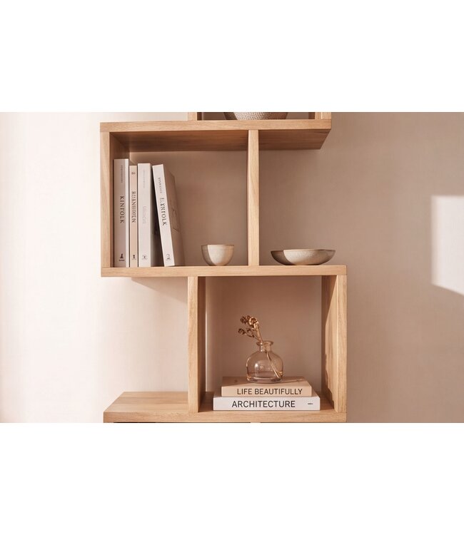 Invicta Interior Wandplank MAKASSAR 150cm mangohout naturel crèmekleurig - 48644