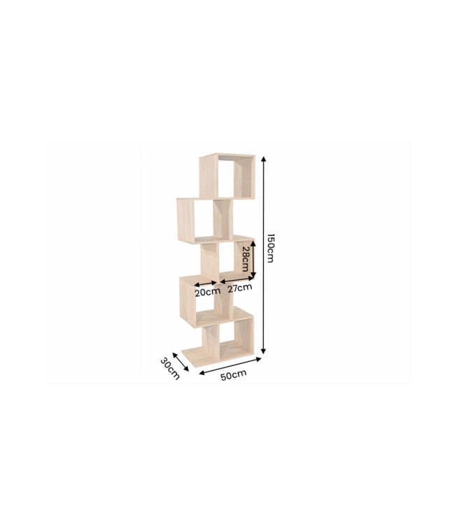 Invicta Interior Wandplank MAKASSAR 150cm mangohout naturel crèmekleurig - 48644