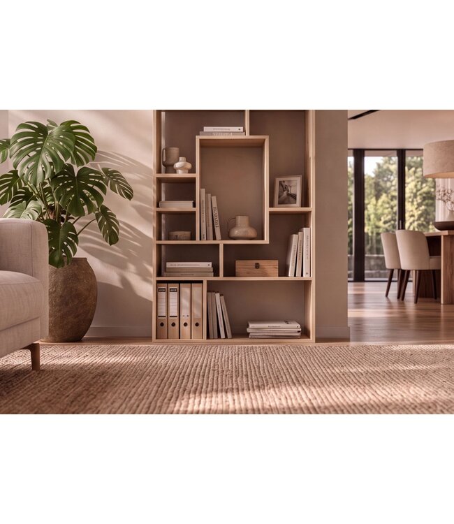 Invicta Interior Wandplank MAKASSAR 180x80cm mangohout natural creamy - 48653