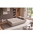 Invicta Interior Slaapbank ELYPSE 200cm 3-zits chenille greige - 48662