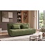 Invicta Interior Slaapbank ELYPSE 200cm 3-zits chenille groen - 48663