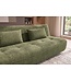 Invicta Interior Slaapbank ELYPSE 200cm 3-zits chenille groen - 48663
