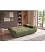 Invicta Interior Slaapbank ELYPSE 200cm 3-zits chenille groen - 48663