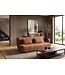 Invicta Interior Slaapbank ELYPSE 200cm 3-zits chenille roestbruin - 48664