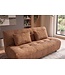 Invicta Interior Slaapbank ELYPSE 200cm 3-zits chenille roestbruin - 48664