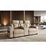 Invicta Interior Bioscoopfauteuil HOLLYWOOD 2-zits elektrisch verstelbaar kunstleer beige - 48678